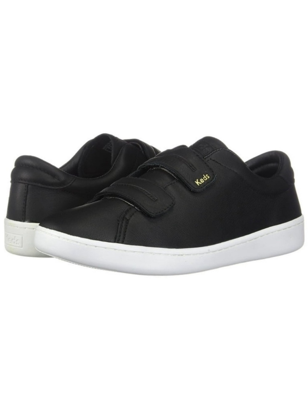 Keds Black Leather Sneakers